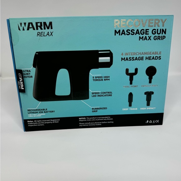 WARMRELAX Recovery Massage Gun - Picture 2 of 6